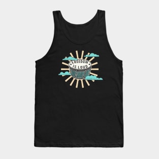 Bongo Drum Freedom Is Loud Music Lover Tank Top